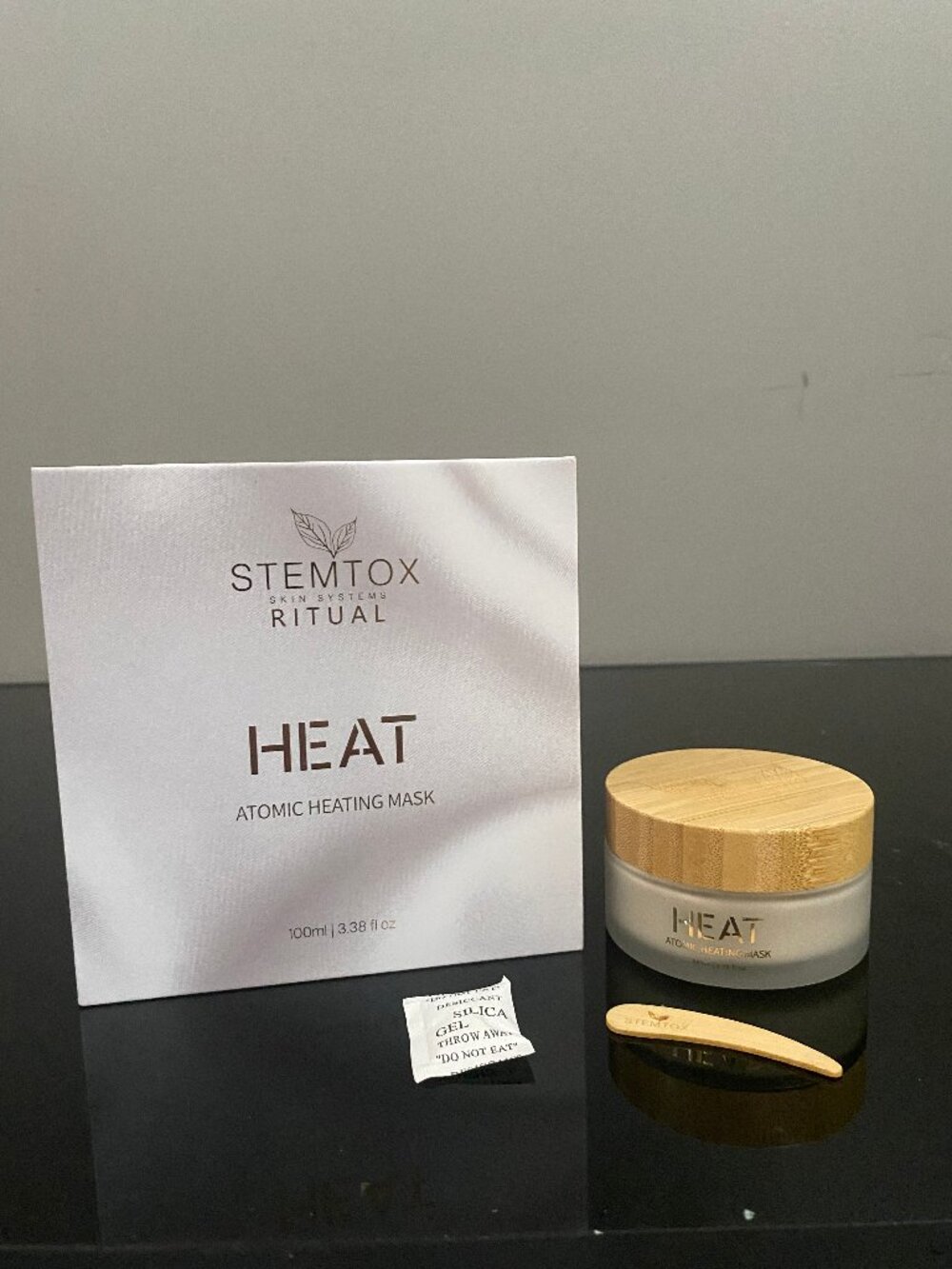 STEMTOX SKIN SYSTEM RITUAL HEAT ATOMIC HEATING MASK-3.38 fl oz/100 ml-NEW-SEALED